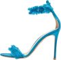 Gianvito Rossi Pre-owned Satin sandals Blue Dames - Thumbnail 1