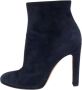 Gianvito Rossi Pre-owned Suede boots Blue Dames - Thumbnail 1