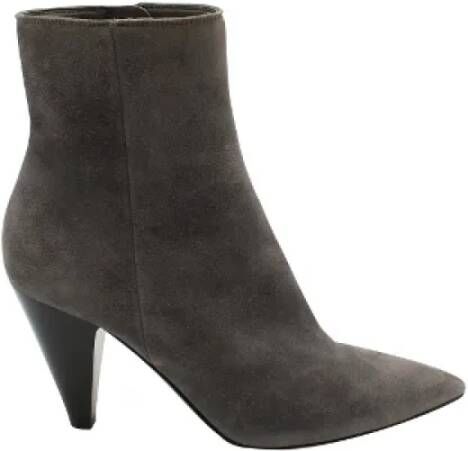 Gianvito Rossi Pre-owned Suede boots Gray Dames