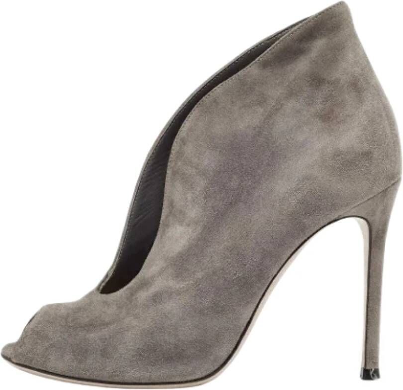 Gianvito Rossi Pre-owned Suede boots Gray Dames