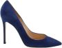 Gianvito Rossi Pre-owned Suede heels Blue Dames - Thumbnail 1