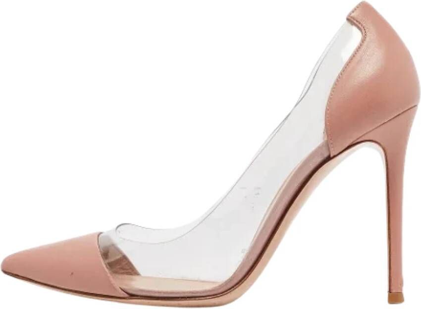 Gianvito Rossi Pre-owned Suede heels Pink Dames
