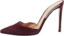 Gianvito Rossi Pre-owned Suede mules Red Dames - Thumbnail 1