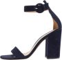 Gianvito Rossi Pre-owned Suede sandals Blue Dames - Thumbnail 1