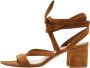 Gianvito Rossi Pre-owned Suede sandals Brown Dames - Thumbnail 1