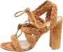 Gianvito Rossi Pre-owned Suede sandals Brown Dames - Thumbnail 1