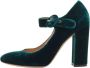 Gianvito Rossi Pre-owned Velvet heels Green Dames - Thumbnail 1