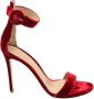 Gianvito Rossi Pre-owned Velvet heels Red Dames - Thumbnail 1