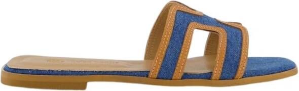 Gibaldi Blauwe Joy Slipper Jeans