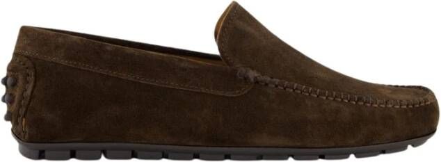 Gibaldi Bruine Driver Loafer voor Heren