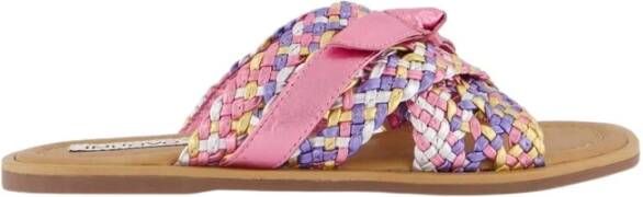 Gibaldi Gevlochten Slipper in Roze