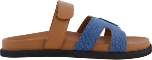 Gibaldi Ibiza Slipper in Jeans Bruin