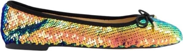 Gibaldi Regenboog Metallic Ballerina Schoenen