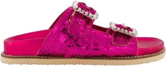 Gibaldi Roze Gesp Slipper