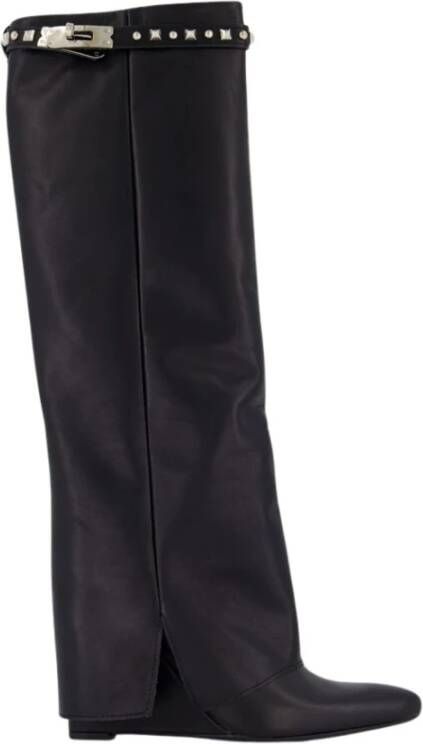 Gibaldi Studded Leather Wedge Boot