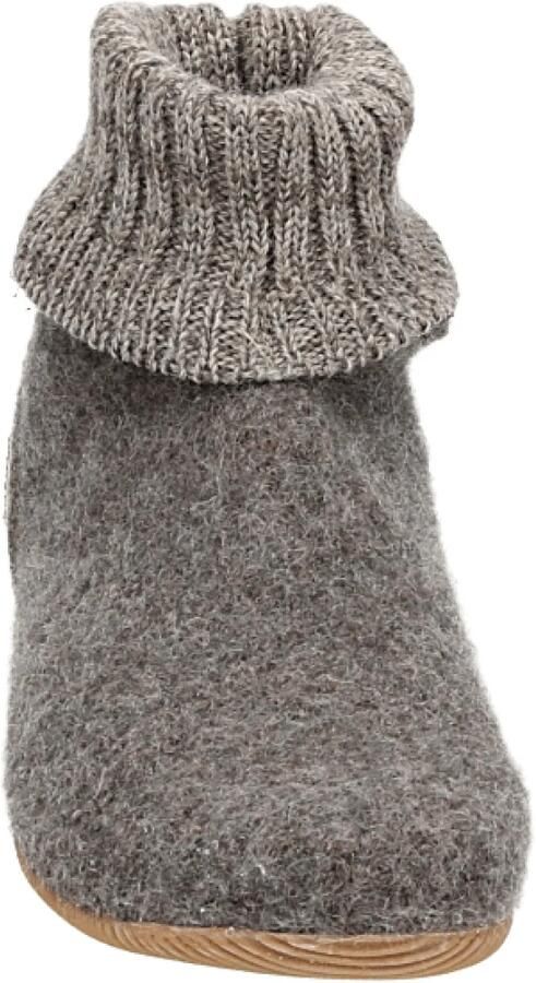 Giesswein Gezellige Gesloten Pantoffels in Taupe - Foto 2