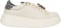 Gio+ Beige Sneakers met Uniek Hiel Detail - Thumbnail 1