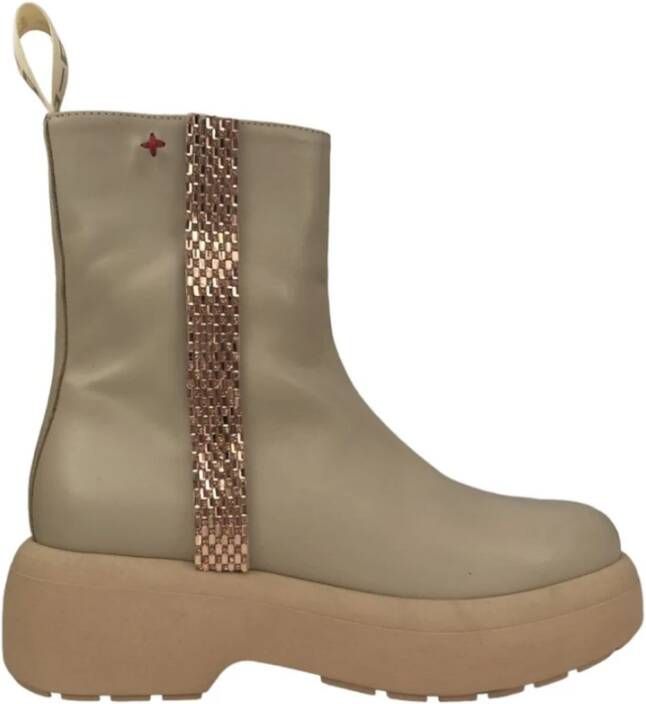 Gio+ Beige Laarzen Vanda07A