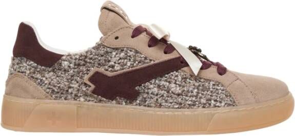Gio+ Bruine Sneakers Modern Ontwerp Comfortabele Mesh