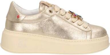 Gio+ Leren Sneakers Art. Pia315B Goud