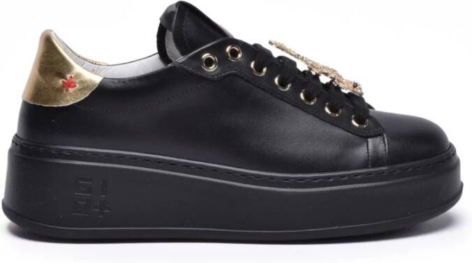 Gio+ Leren Sneakers met 4cm Rubberen Zool