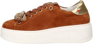 Gio+ Sneakers Catena Bruin Dames