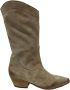 Gio+ Suède Texaanse Laarzen Polyester Enkel Gray Dames - Thumbnail 1