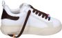 Gio+ Vintage Leren Dames Sneakers White Dames - Thumbnail 1