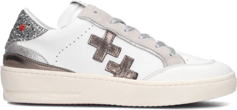 GIO+ Lage Sneakers Dames Vitto Maat: 42 Materiaal: Leer Kleur: Wit