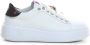 Gio+ Witte Multicolor Leren Sneaker met Juweeldetails White Dames - Thumbnail 1