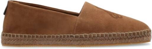 Giorgio Armani Espadrilles met logo Brown Heren