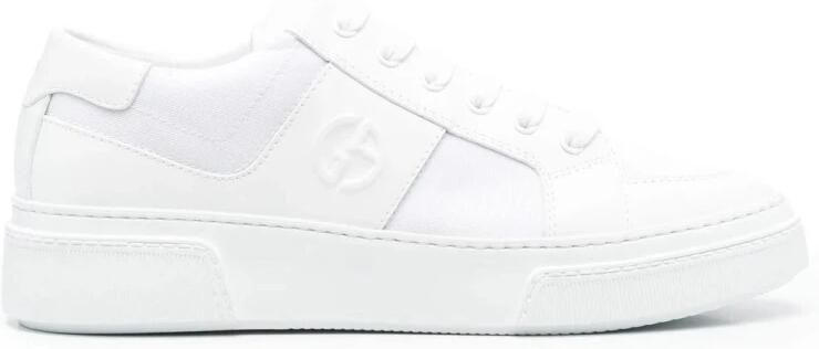 Giorgio Armani Witte Elegante Trainers Sneaker White Heren - Foto 2
