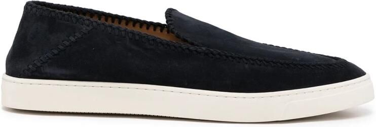 Giorgio Armani Leren Instap Sneakers