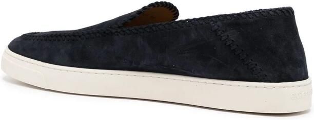 Giorgio Armani Leren Instap Sneakers - Foto 3