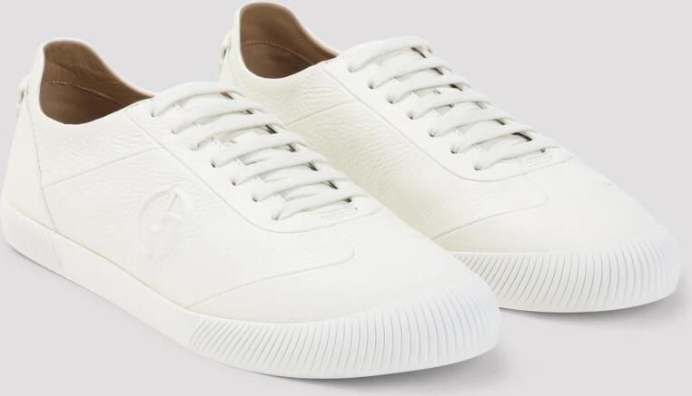 Giorgio Armani Leren sportschoenen met logo-reliëf - Foto 5