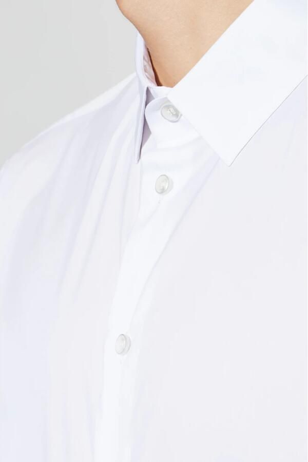 Giorgio Ar i Overhemd van stretchstof met boordverstevigers - Foto 2