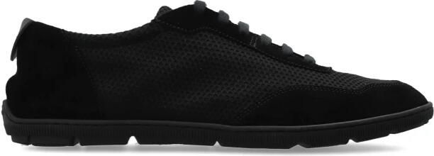 Giorgio Armani Suede en Mesh Sneakers