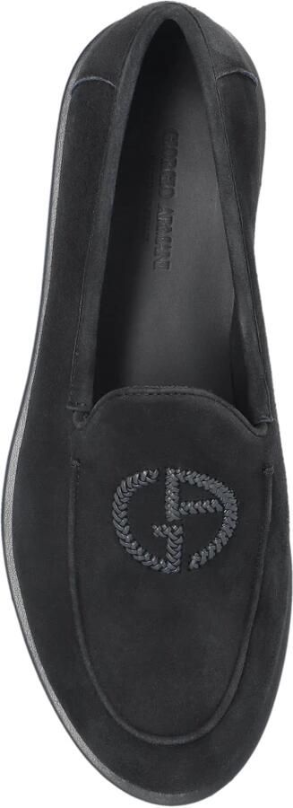 Giorgio Ar i Suède Loafers met Geborduurd Logo - Foto 2