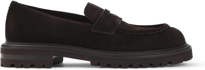 Giorgio Armani Suede Penny Loafers