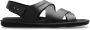 Giorgio Armani Leren sandalen Black Heren - Thumbnail 1