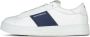 Giorgio Armani Logo Sneakers van Glad Leer White Heren - Thumbnail 9