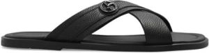 Giorgio Armani Sliders Zwart Heren
