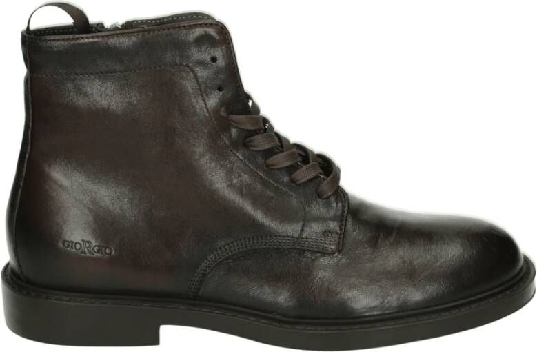 Giorgio HE82405 Vrije tijd half-hoogHeren veterschoenHeren sneakers Bruin