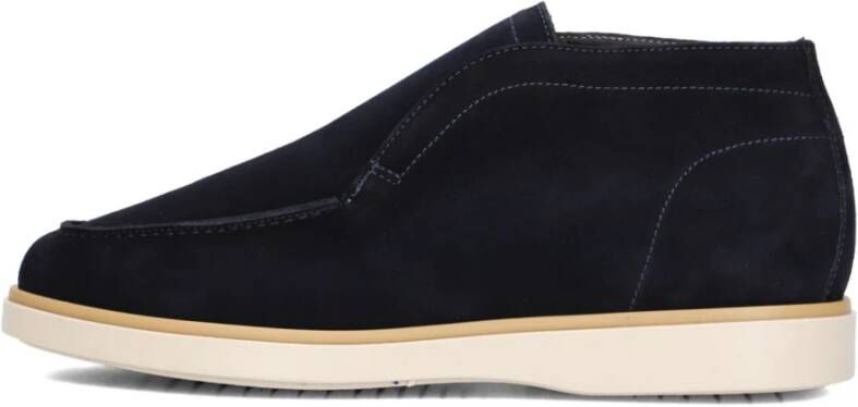 Giorgio Elegante Blauwe Suède Veterschoenen