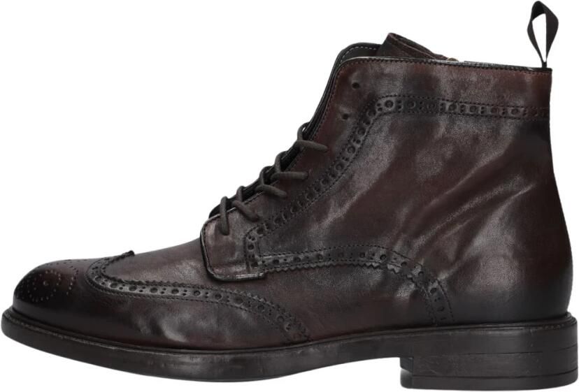 GIORGIO Veterboots Heren 88609 Maat: 43 Materiaal: Leer Kleur: Bruin - Foto 7