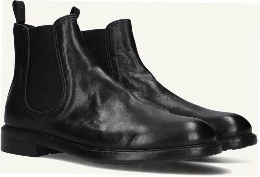 GIORGIO Chelsea Boots Heren 88610 Leer Zwart - Foto 4