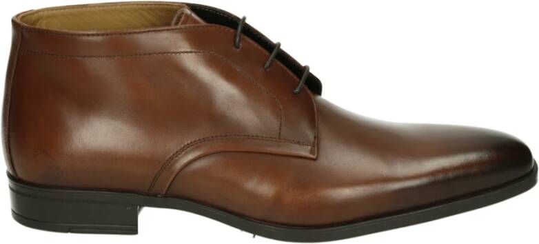 Giorgio Zakelijk Midden Cognac Leren Schoenen - Foto 2