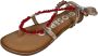 Gioseppo Flat Sandals Rood Dames - Thumbnail 1