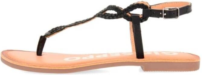 Gioseppo Flat Sandals Zwart Dames