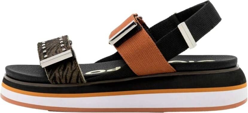 Gioseppo Flat Sandals Zwart Dames